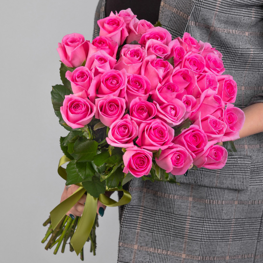 Ярко-Розовые Розы